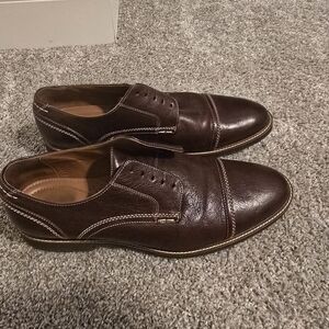 Johnston & Murphy Men's Brown Leather Dress Shoes